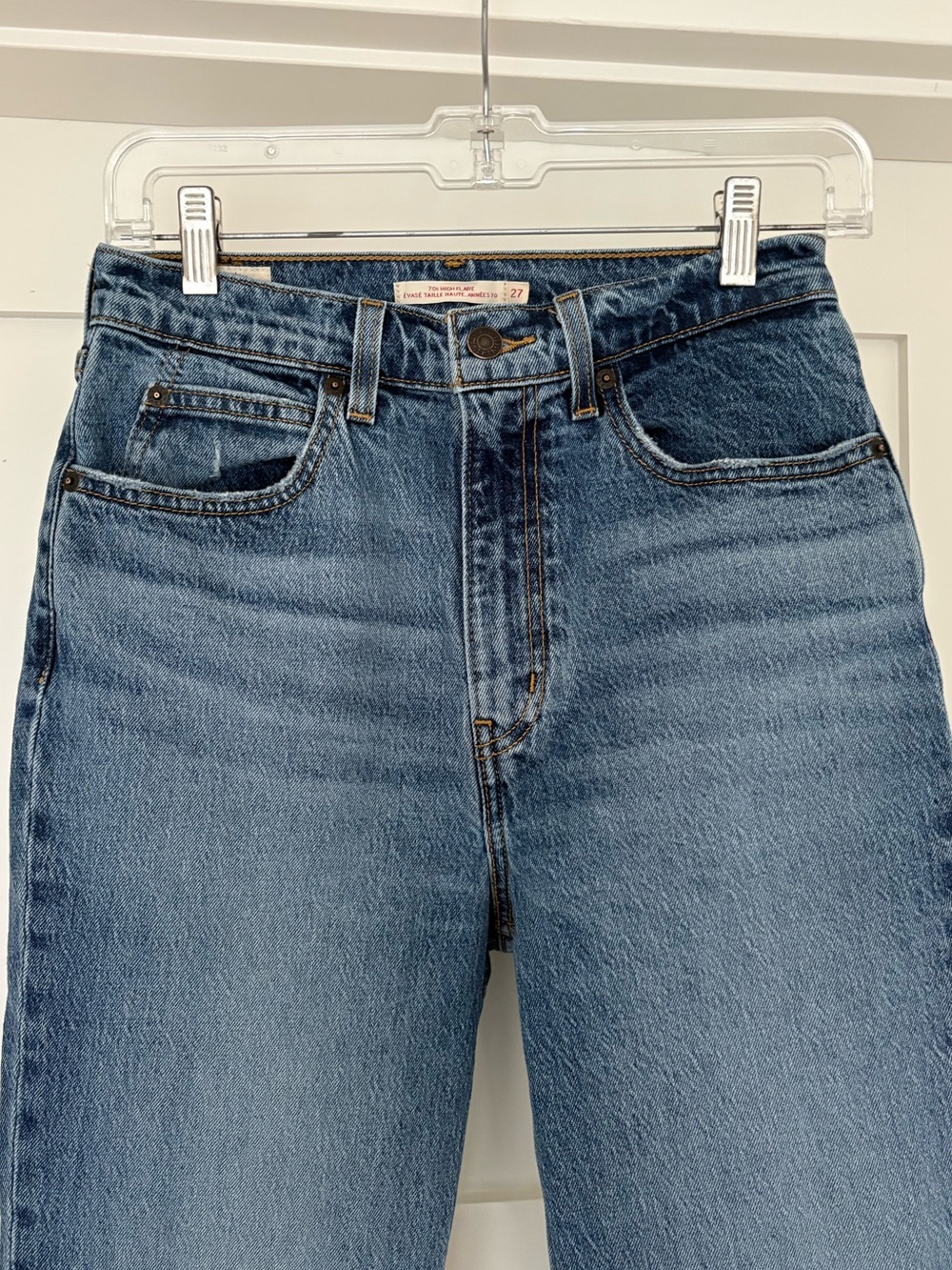 Levi's Midwash '70s High Flare Jean SZ 27 - Picture 5 of 9